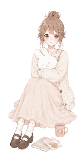 あい：座っている
