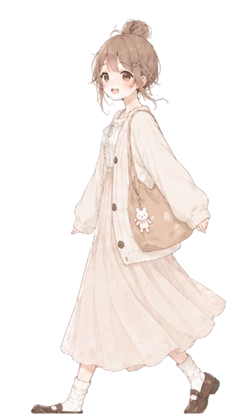 あい：歩いている